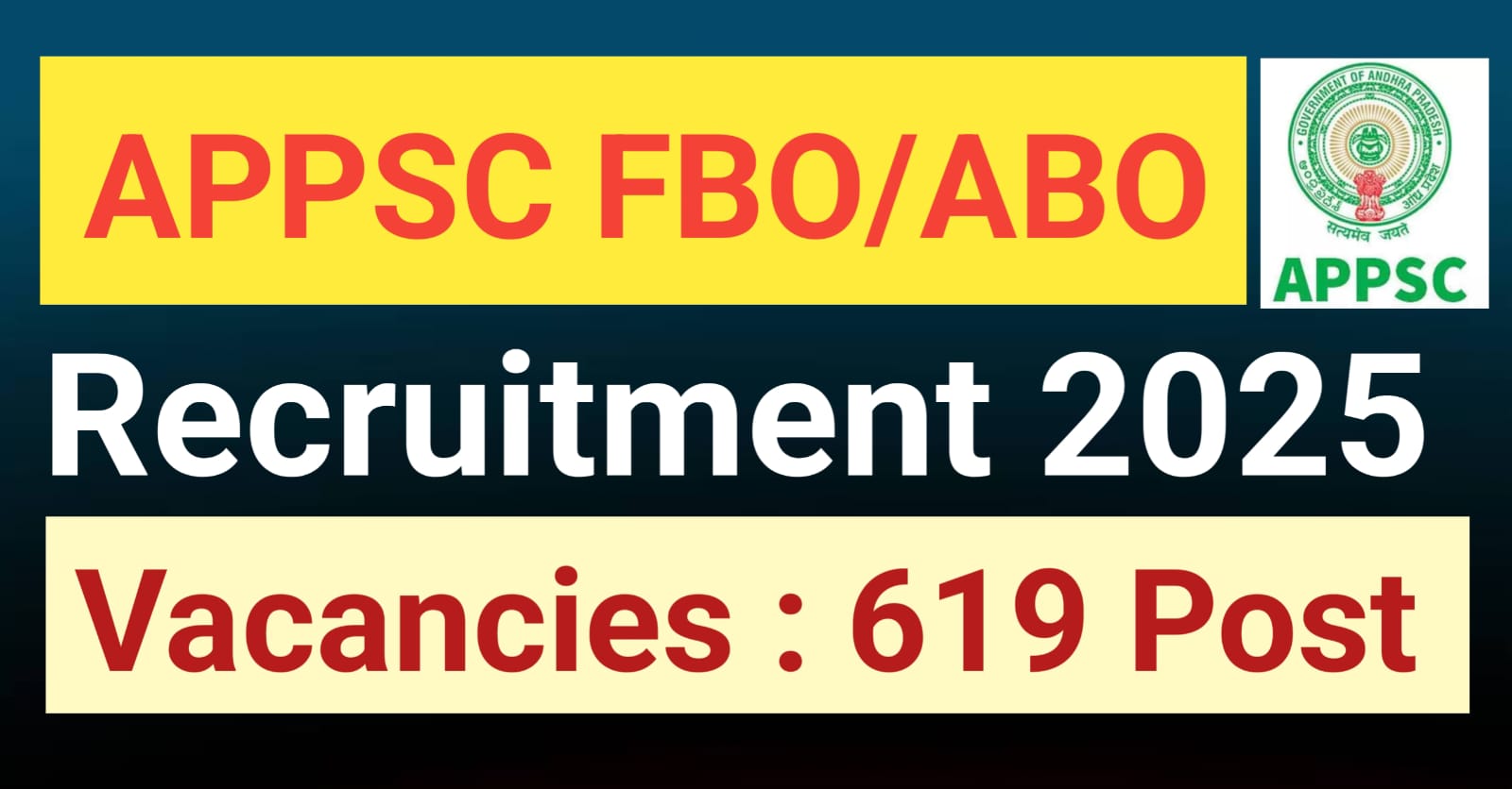 APPSC Forest Beat Officer Notification