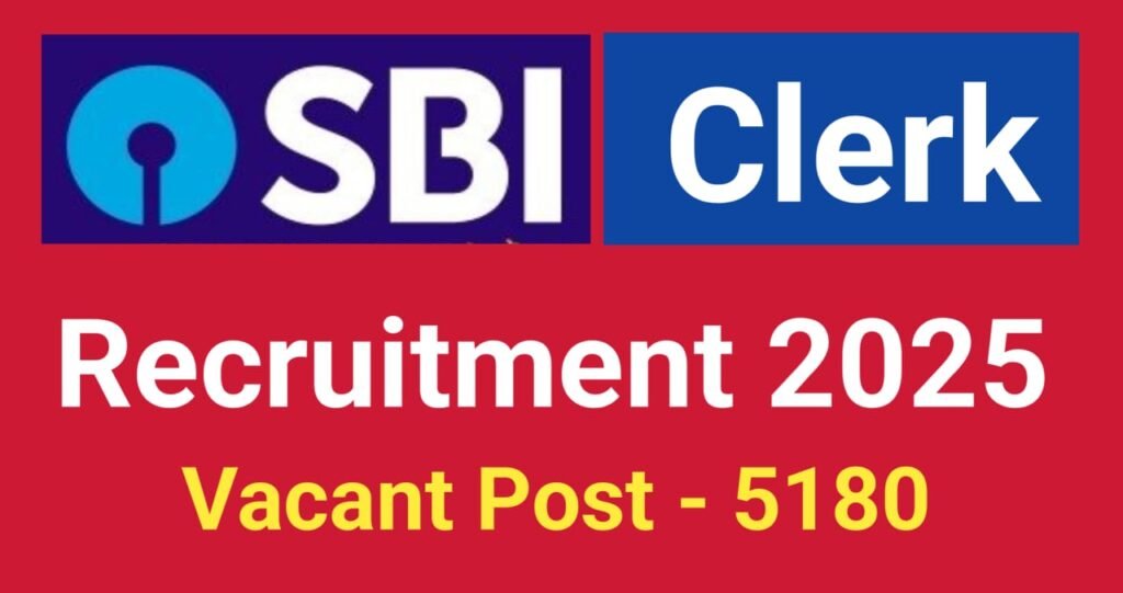 sbi clerk recruitment 2025